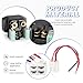 5HH-81940-02-00 Starter Solenoid Relay B-M Plug Compatible with Yamaha TTR90 TTR125 TTR230 FZ09 MT09 VMX1700 FJ09 Big Bear 250 400 Bruin 250 350 Grizzly Wolverine Raptor 350 400 450 660 YZF-R6 R1