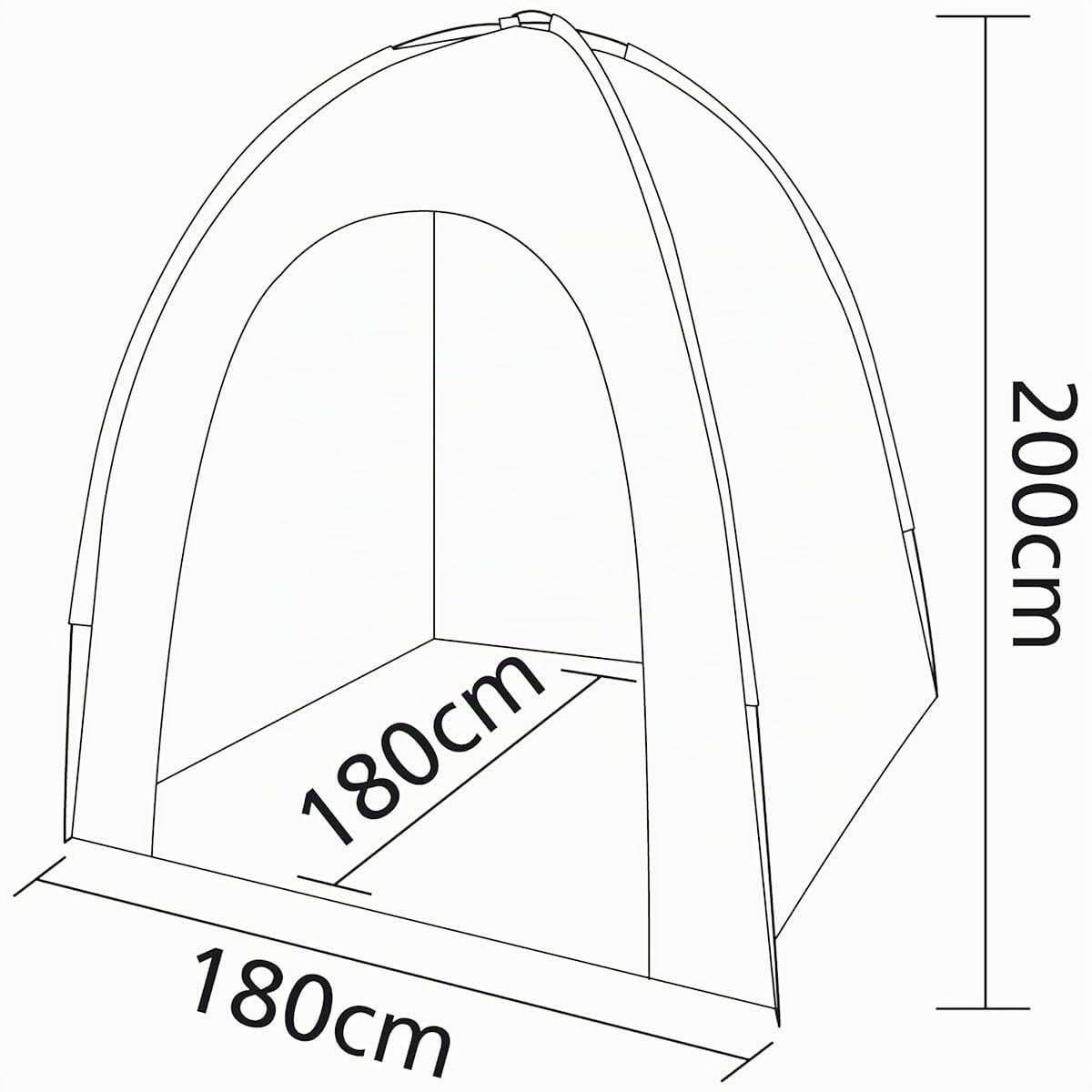 Bo-Camp Lagerzelt Medium 1,8x1,8x2 Meter