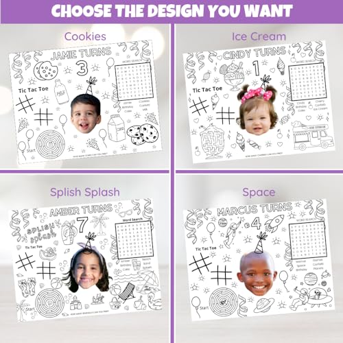 Big Wow Prints Custom Coloring Placemat Activity Sheets thumb #5