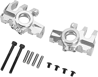 C31746SILVER Machined Alloy Steering Blocks for Axial 1/10 RBX10 Ryft 4WD Rock Bouncer