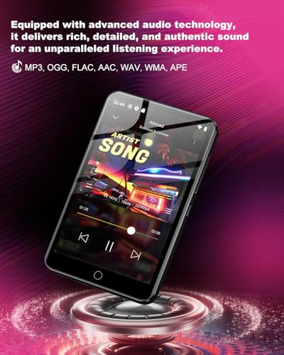 Image of 144GB MP3 Player with Bluetooth and WiFi,4 inch Android OS MP3 & MP4 Player with Spotify, Amazon Music, and Google Play, Portable Media Player