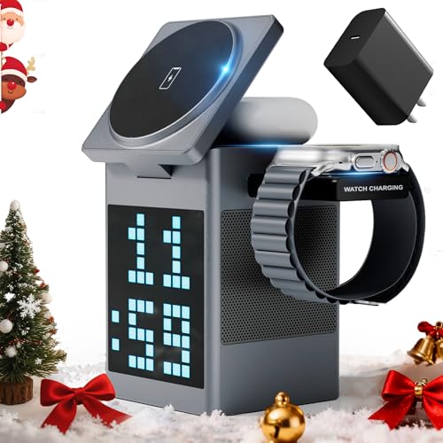 Vivilumens 3-in-1 Wireless Charger, Bluetooth Speaker,