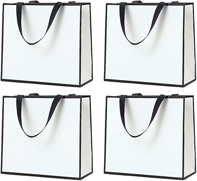 Amazon ギフトバッグ 紙袋 手提げ袋 板紙 ボール紙 4個 ラッピング袋 プレゼント おしゃれ 引き出物袋 結婚式 ギフト4個セット Style 4 ギフトバッグ 袋 文房具 オフィス用品