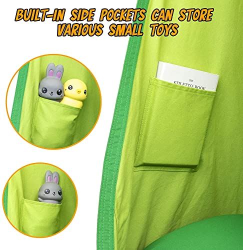 image for Y- STOP Kids Pod Swing Chair, Hanging Hammock Chair with Inflatable Pi