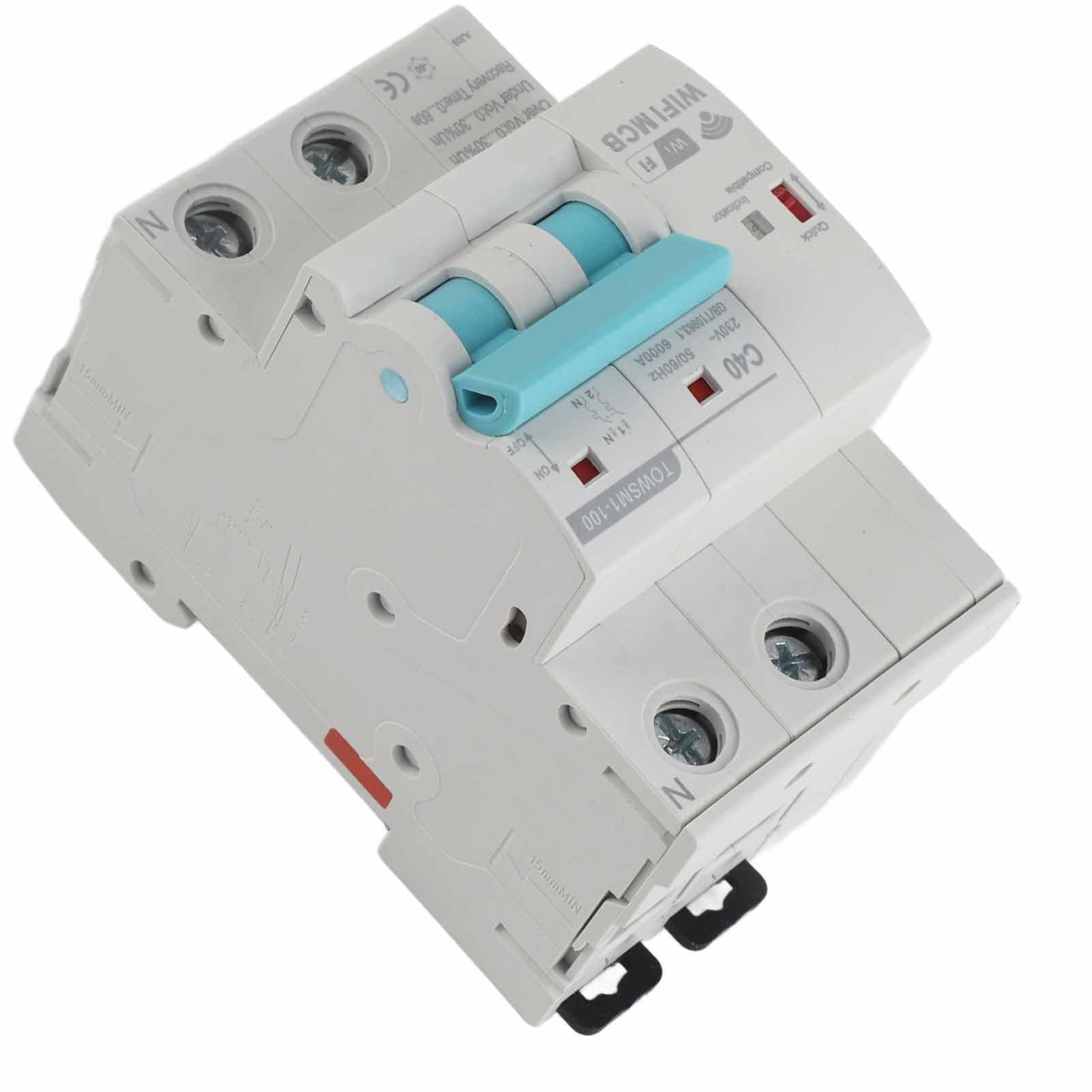 Feel the Peace of Mind: DIN Rail Automatic Reclosing Circuit Breaker 230V 40A – Your Home & Factory's Silent Guardian Against Overload and S