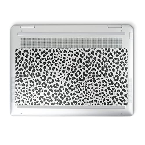 Image of MightySkins Carbon Fiber Skin Compatible with HP Spectre x360 14 inch (2022) Full Wrap Kit - Snow Leopard Print | Protective, Durable Textured Carbon Fiber Finish | Easy to Apply | Made in The USA