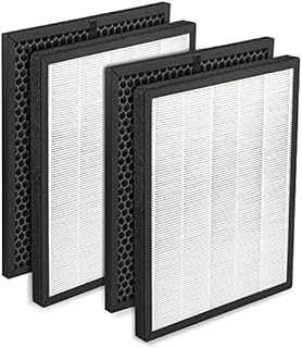 Altec Filters Compatible with LV-PUR131 Levoit Air Purifier Replacement Filters, 2 Hepa Filters & 2 Activiated Carbon Honeycomb Filters