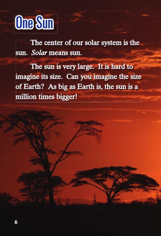 Image of The Solar System - Easy-to-Read Solar System Book for Kids Ages 5-7