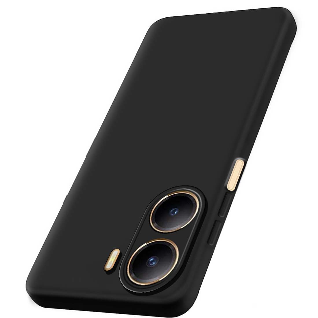 Fashionury Back Cover for Vivo T2X 5G | Camera Bump Protection | Matte Soft Silicon Flexible | All Side Shock Proof Rubberised Back Case Cover for Vivo T2X 5G (Black) (B0CTFBT44Z) Amazon Price History, Amazon Price Tracker
