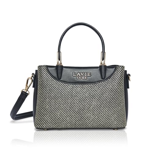 Image of Lavie Luxe Women's Glam Bella 3 Comparment Tote Handbag | Tote Bag For Work | Ladies Purse | Stylish Shoulder Bag | Gift For Women