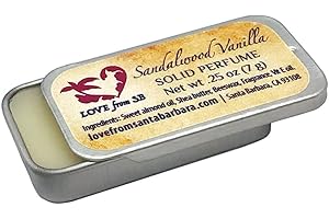 Compact Personal Sandalwood Vanilla Solid Perfume - A Symphony of Sensual Scents