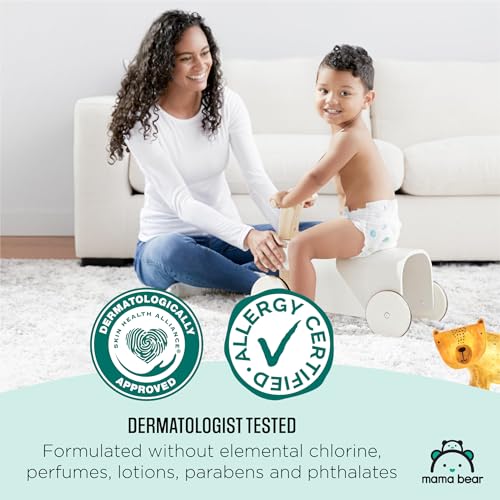 amazon brand - mama bear gentle touch diapers size 4 148 count 4 packs of 37