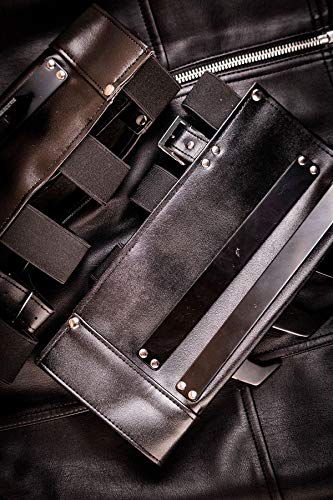 BladesUSA YC-709 Martial Arts Arm Cuff with Metal Spikes, Black, 9-1/2-Inch Length