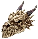 Ancient Fossil Stryker Dragon Head Incense Burner Statue Figurine Sculpture