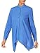 Produktbild Anne Klein Damen Gingham Tunic Blouse Bluse, Cezanne Blue, 30