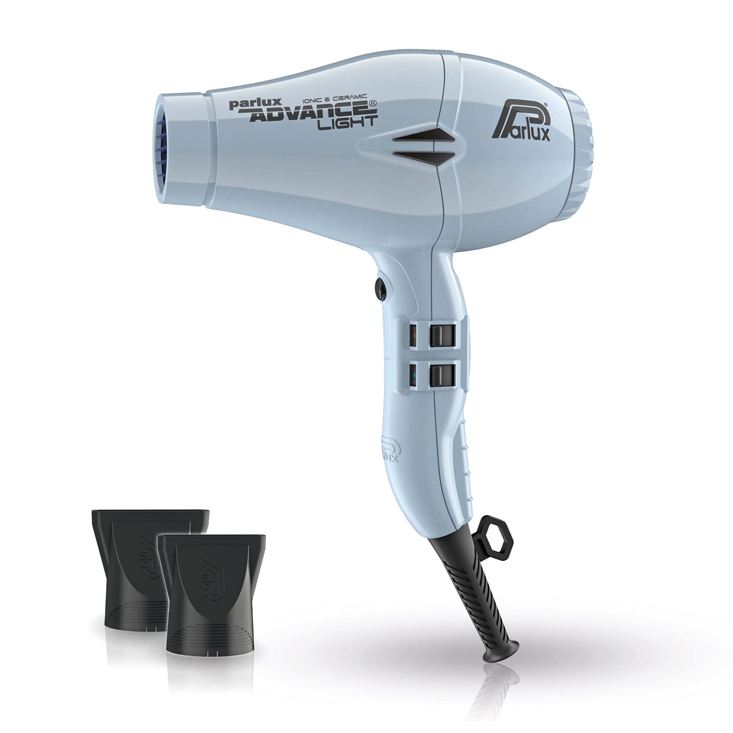 Parlux Advance Light - Secador de pelo ionico, Gris (Ice)