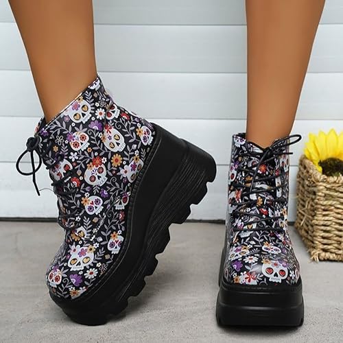 Image of Ulalaza Women Mary Jane Dress Pumps Lolita Shoes Cute Platform Gothic Double Ankle Strap Round Toe Chunky Heel Uniform Pumps Shoes Perfect for School Party Business Work Dance Date Night Club
