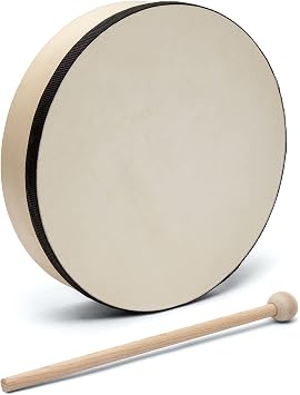 HD-6-BK Hand Drum - 6 inch Pre-tuned Frame