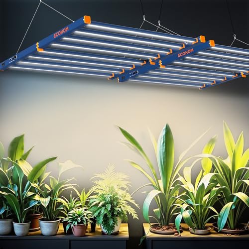 LED Grow Light, 1000W Grow Lights for Indoor Plants, Full Spectrum Growing Light Plant Foldable & Hanging Growing Lamps, Daisy Chain Dimmable Grow Lamp, Commercial for 6x6ft Coverage in Grow Tent by ECOHOM - Image 8