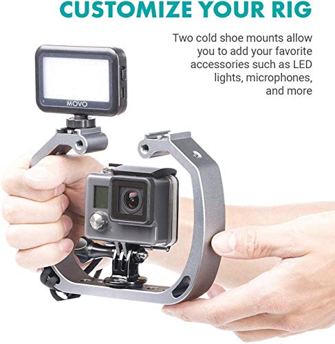 Movo-GB-U70-Underwater-Diving-Rig-with-Cold-Shoe-Mounts-Wrist-Strap-Compatible-with-GoPro-HERO-HERO3-HERO4-HERO5-HERO6-HERO7-and-other-Waterproof-Action-Cams