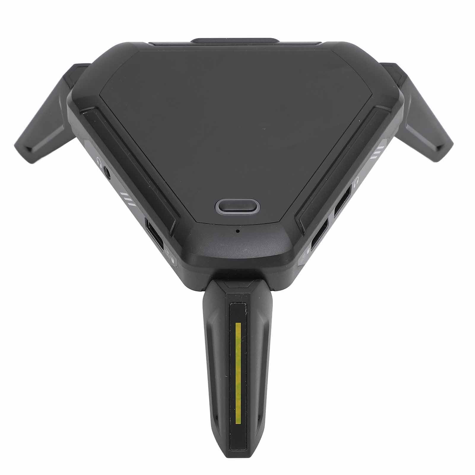 Sxhlseller Adaptador para Juegos Móviles con Conexión por Cable y Efectos de Iluminación para Juegos en Tabletas, Rendimiento Mejorado para Más de 10 Usuarios