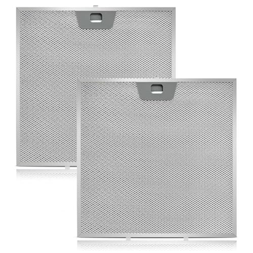 Kissmii 2 Filtros de Grasa para Campana Extractora WB02X24872 para Campana Extractora JVW5301BJTS JVW5301EJES JVW5301FJDS JVW5301SJSS JVW5301SJ1SS