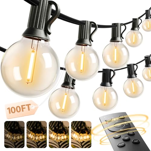 addlon G40 String Lights with remote and shatterproof bulbs