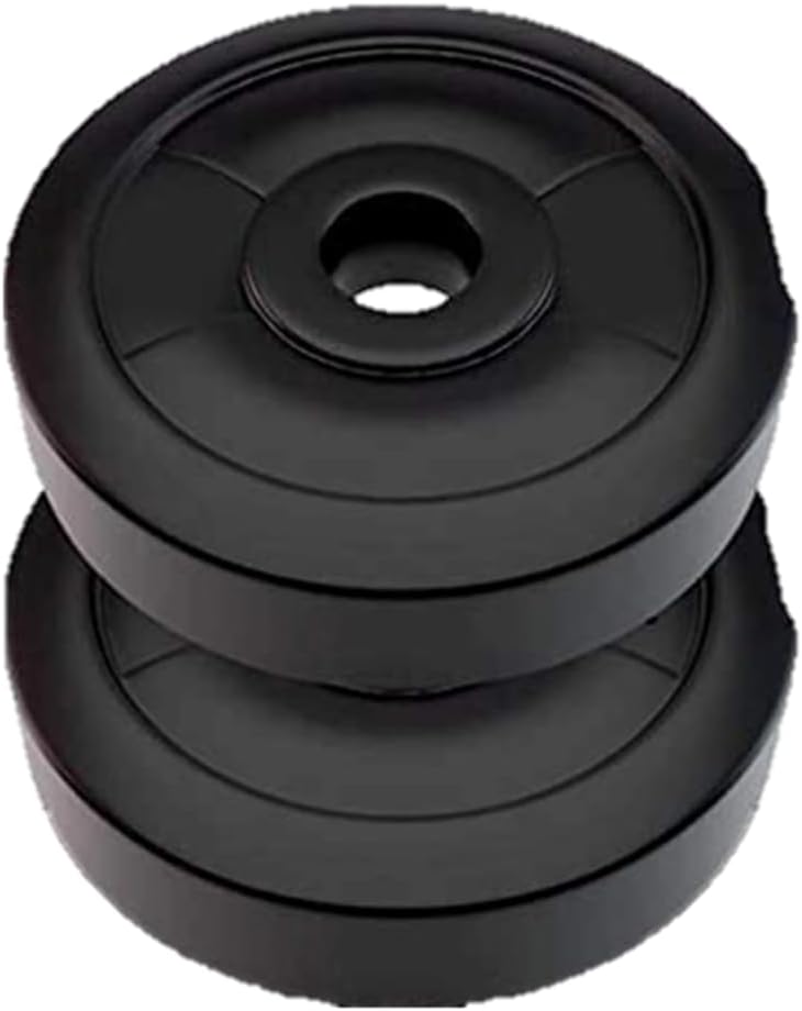 DREAM FIT Pair of 1Kg PVC Weight Plates for home gym - Spare Weights for dumbbells, barbells and other exercises - 2Kg (1Kg x 2)