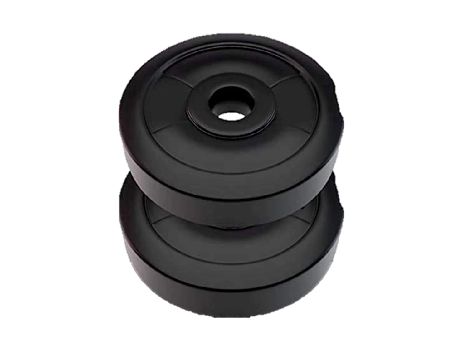 DREAM FIT Pair of 1Kg PVC Weight Plates for home gym - Spare Weights for dumbbells, barbells and other exercises - 2Kg (1Kg x 2)