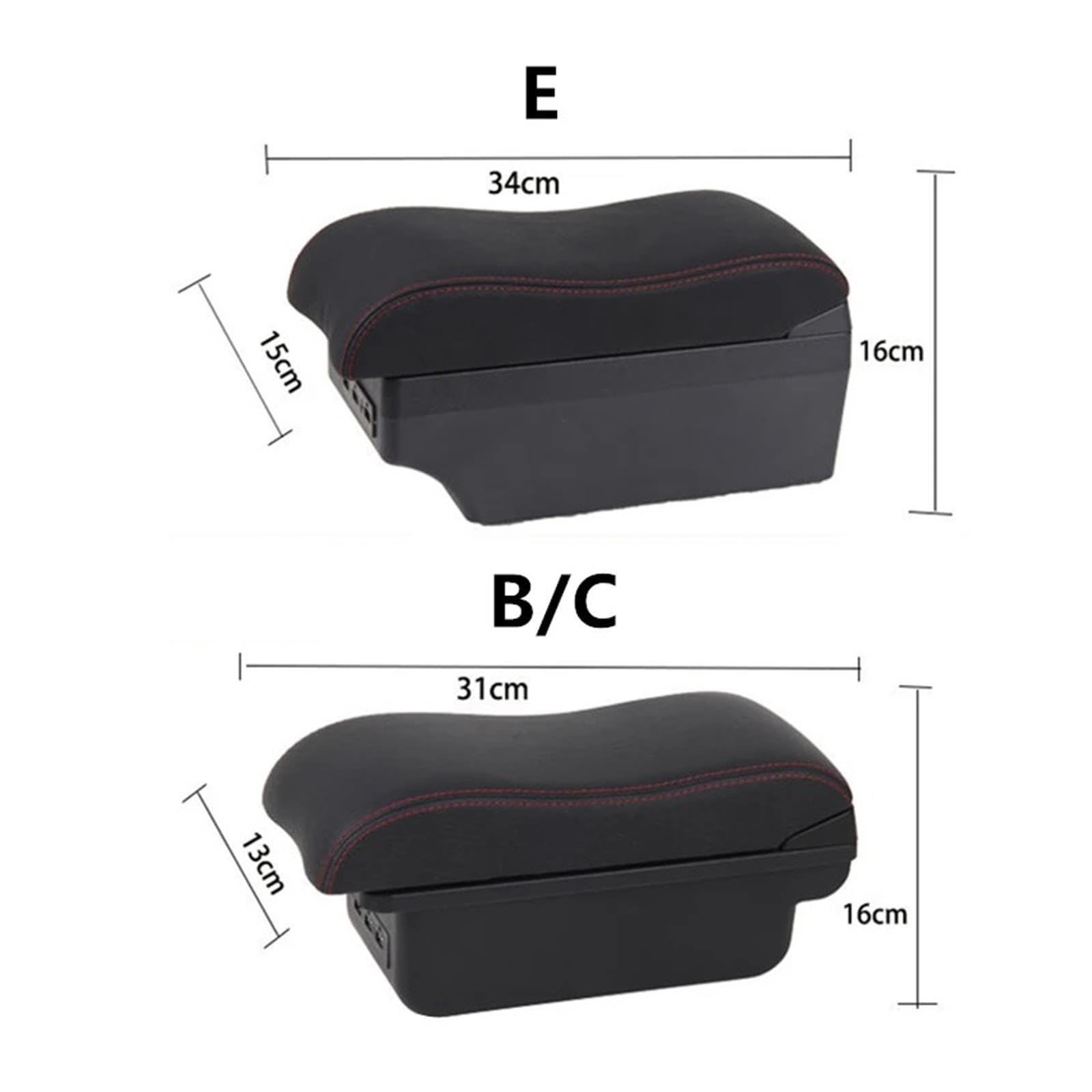 Para Polo Mk5 6R Para venti 2010-2018 Caja Reposabrazos Central Coche