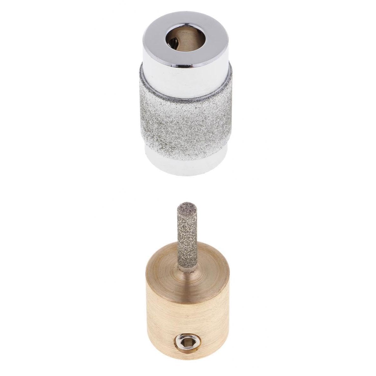 MERISHOPP® 2 Piece Metal Stained Glass Grinder Head Bit Diamond Grinding Wheel for Tile|Crafts | Glass & Mosaics | Glass Art & Mosaic Supplies | Glass Grinding-image-49
