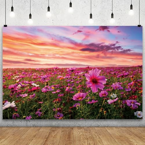 Fondo Fotográfico Wildflower 7x5ft YongFoto miniatura 2
