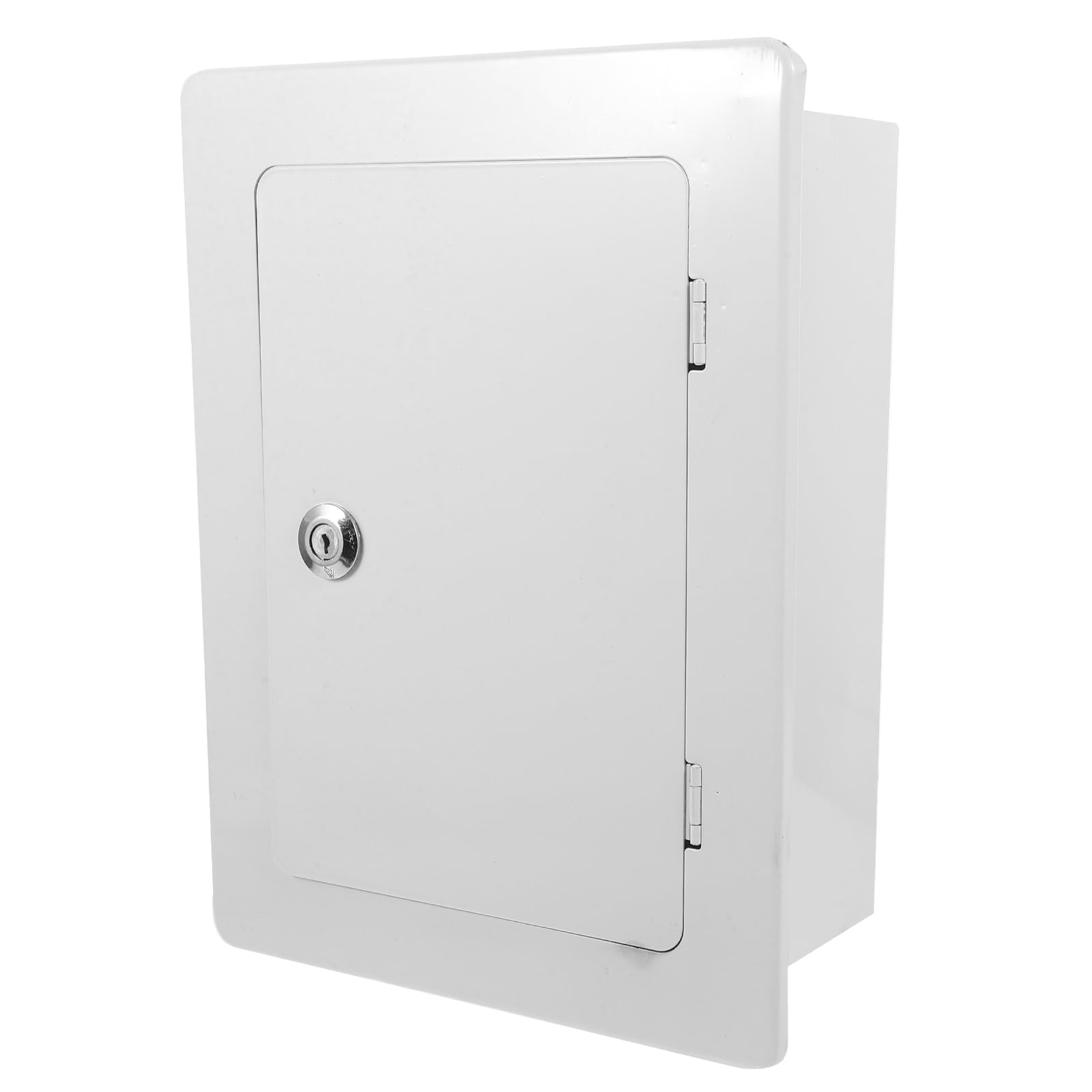 Wetterfeste Projektbox aus Kaltgewalztem Stahl Aufputz Verteilerdose für Außenanwendungen Weiße Elektrobox mit Einfacher Installation und Wasserschutz