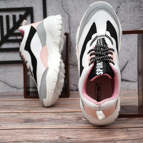 Image of SUSON Women's Synthetic Leather Sneakers Shoes