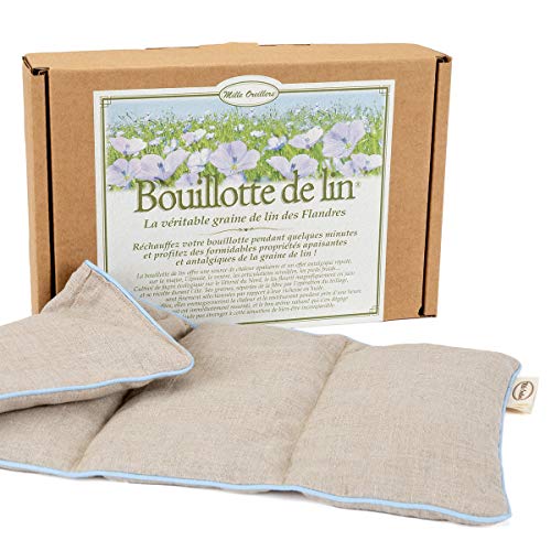 MILLE OREILLERS Bouillotte de lin naturel Classique - 20 x 40 cm Cover