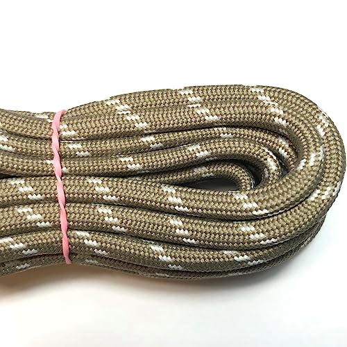 Image of 3 Pairs Heavy Duty Round Boot Laces Shoelaces for Hiking Walking Construction Safety Work Boots Shoes