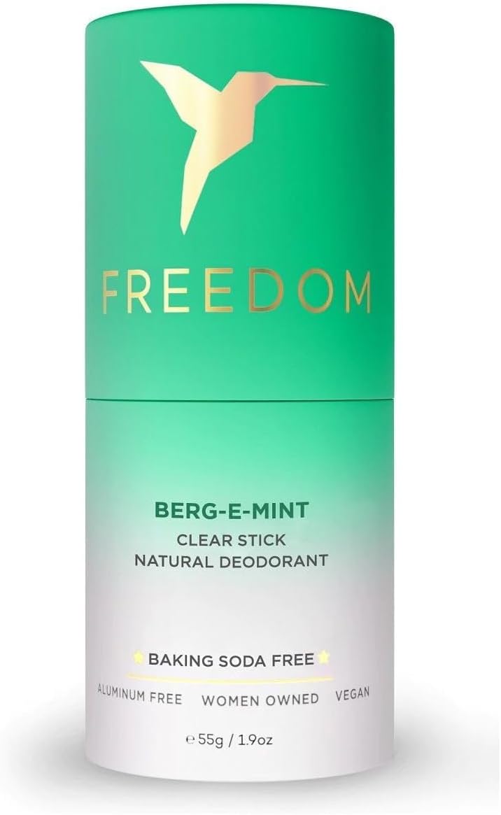 Freedom Natural Aluminum-Free, Non-Toxic Deodorant (1.9 ounce) (Bergamot Mint)
