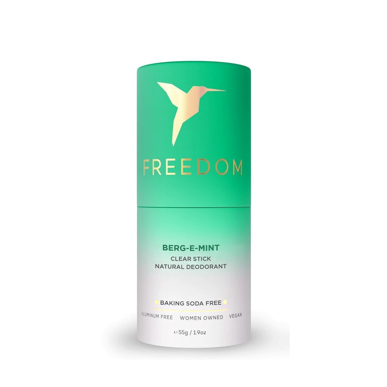 Freedom Natural Aluminum-Free, Non-Toxic Deodorant (1.9 ounce) (Bergamot Mint)
