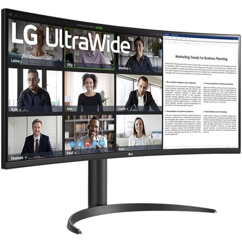 Image of LG 34BR55QC-B 34′′ UltraWide QHD Curved Monitor with USB Type-C