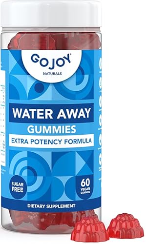 Gojoy Naturals Water Away Gummies - Natural Diuretic For Water Retention For Women & Men cover