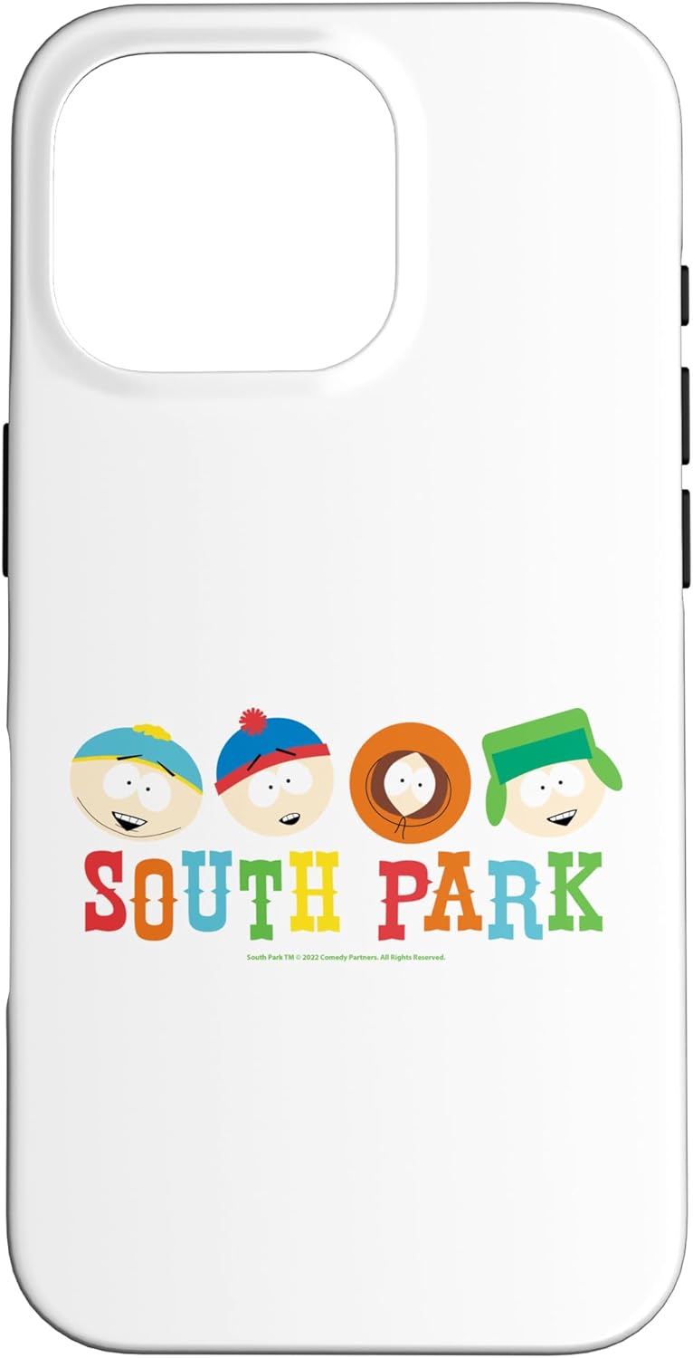 South Park Gang Heads Case for iPhone 16 Pro