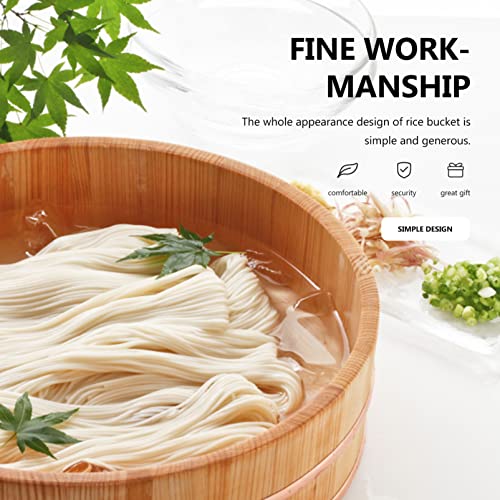 GANAZONO Tigelas De Arroz De Sushi De Madeira Balde De Sushi Japonês Banheira De Mistura De Arroz Ok