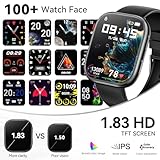 Smart Watches for Women Men,1.83"HD Smart Watch with Heart Rate/SpO2/Sleep Monitor,2025 Fitness Watch with Bluetooth Call,120+ Sport Modes Activity Tracker Smartwatch for Android iOS Waterproof - Image 2