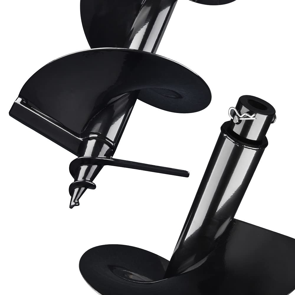 Świdry ziemne do zwykłych ręcznych koparek do otworów na słupki z trzonkiem 3/4" Świder ogrodowy Spiralne wiertło do wiercenia otworów na słupki Rapid Planter (ulepszone o 10")