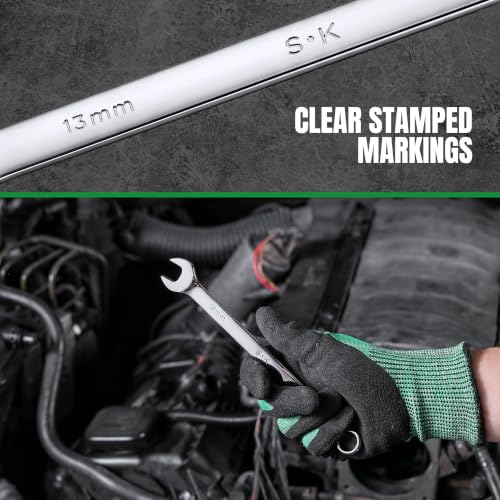 Image of SK 13 mm Combination Wrench, Metric, Premium CR-V Steel