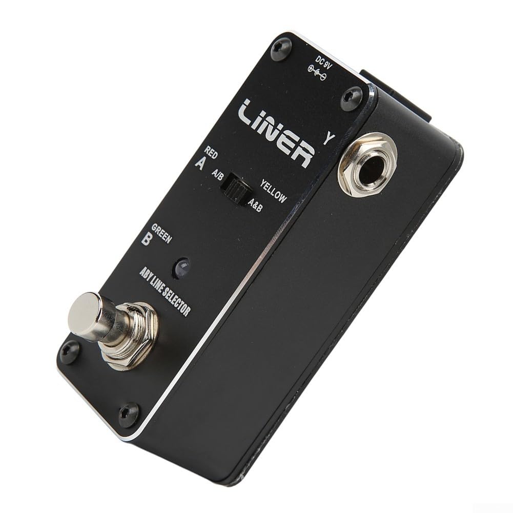 ALR-3 Signal Switcher Chitarra Effetti Pedale Costruzione In Metallo Interruttore A Pedale AB Y Cavo Basso Rumore Portatile Per Chitarra Elettrica