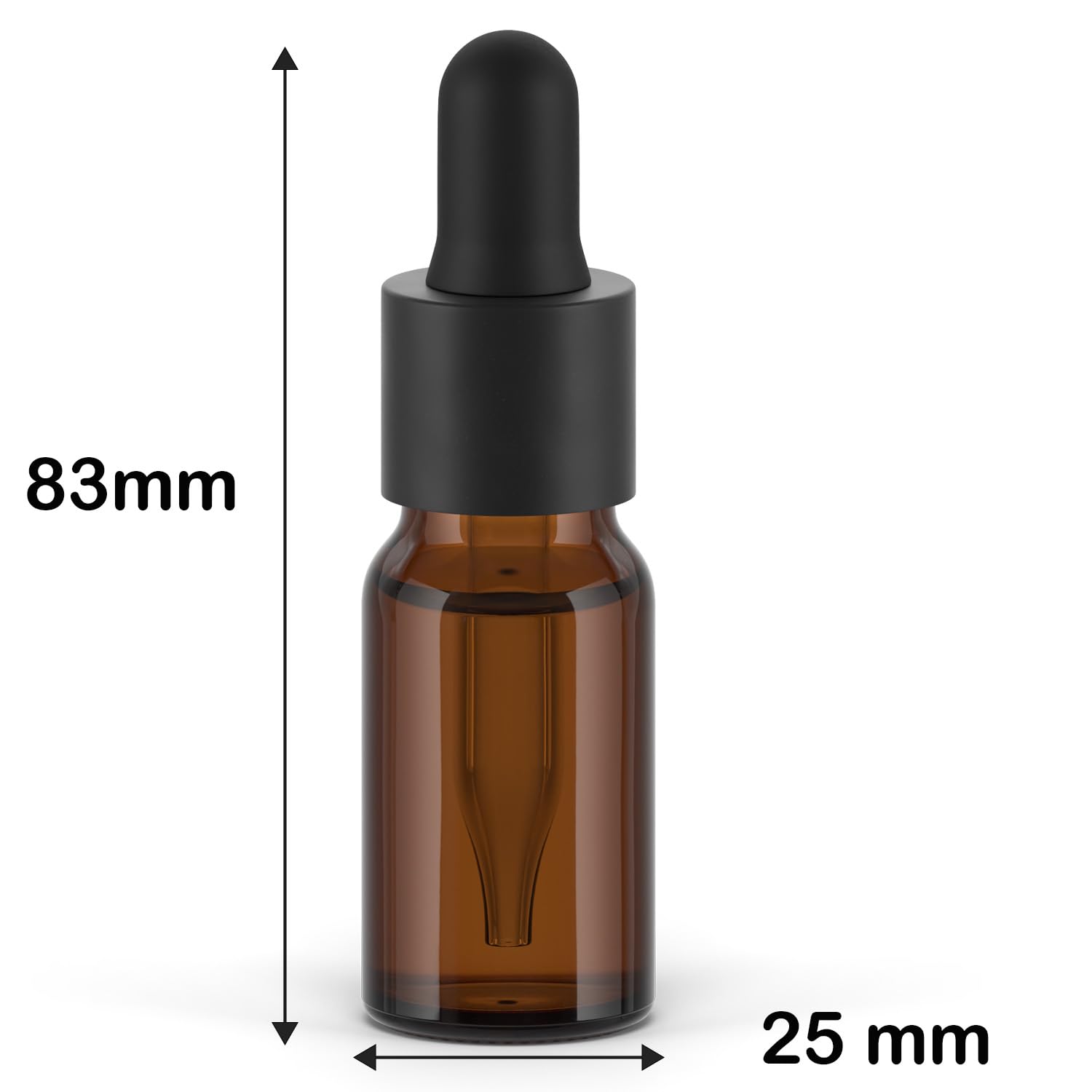 Botellas con cuentagotas Cristal Ámbar 10 ml para Aceites Esenciales