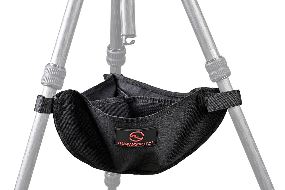 SUNWAYFOTO TSB-01 Universal Heavy-Duty Tripod Stone Bag, Black