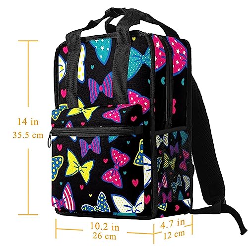 Sac à dos filles multicolore 35cm avec bretelles réglables - 5