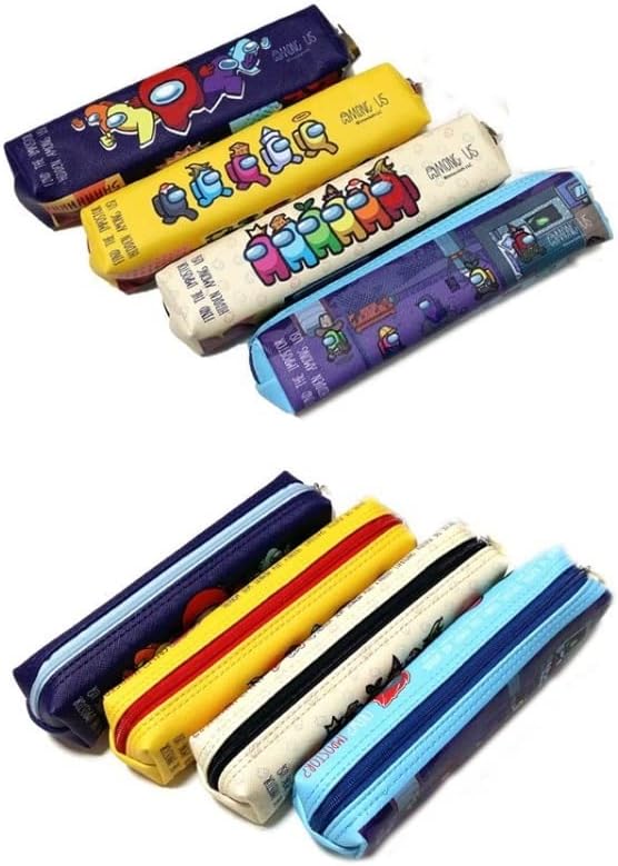 Miniatura 8 de (1 unidad) Among Us - Estuche pequeño multiusos para bolígrafos y lápices, se enviará 1 color al azar.